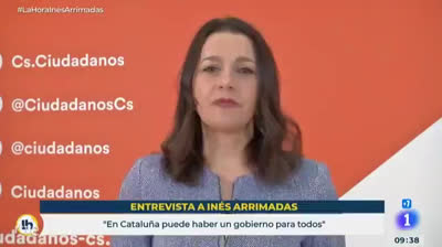 Inés Arrimadas sobre las palabras de Albert Rivera: "Yo creo que no se refiere a Cs si no, más bien, al presidente del Gobierno"