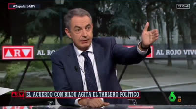 Zapatero: "Yo nunca he oído a Pedro Sánchez decir que no iba a pactar los presupuestos con Bildu"