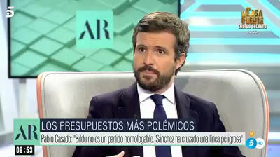 Pablo Casado: "¿Alguien se imagina a un Gobierno de EEUU pactando con quien no condena los atentados del 11-S?"