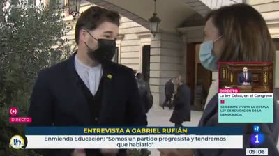 Gabriel Rufián: "Si a alguien no le gusta que Bildu esté en política es que no le gusta la política".