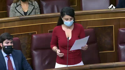 Macarena Olona a Isabel Celaá: "En mitad de una guerra aparece usted como un auténtico buitre carroñero"