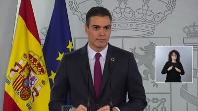 Pedro Sánchez sobre la Navidad 2020: "Este año tendremos que permanecer a la distancia de nuestros seres queridos en vez de abrazarlos"