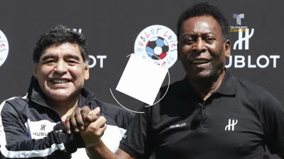 “Un día jugaremos juntos en el cielo” La despedida de Pelé a Maradona