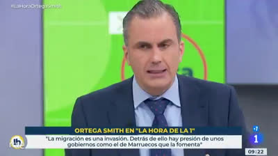 Ortega Smith sobre la llegada de inmigrantes a Canarias: "Tenemos derecho a protegernos, incluso con el bloqueo naval"
