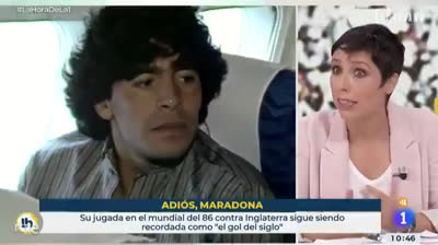 Marta Nebot sobre Maradona: "Está bien poner a la gente en los altares pero hay que recordar todas las cosas, lo bueno y lo malo"