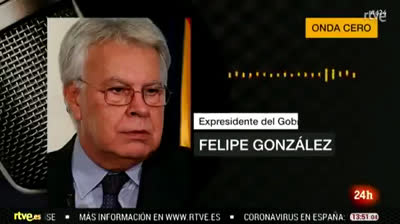 Felipe González: "No voy a consentir nunca que alguien me mande callar. Si alguien me manda callar, diciendo que es socialista, yo sé que no es socialista"