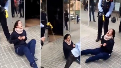 Los Mossos disparan con una pistola táser a una joven en Sabadell que tenía cita en el psiquiatra | Vídeo Completo