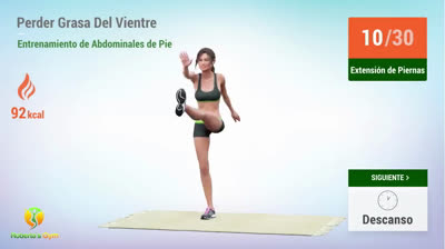 Entrenamiento de abdominales para perder grasa