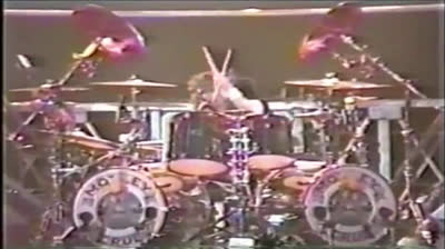 TOMMY LEE Drum Solo - Motley Crue Girls Girls Girls Tour 1987
