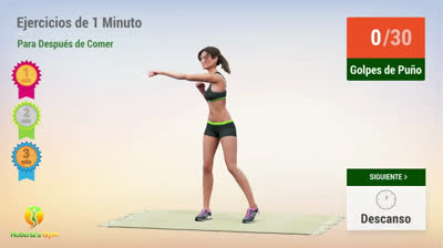 Ejercicios para entrenar después de comer