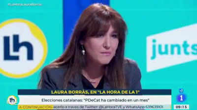 Laura Borràs: “Jordi Turull lo dice muy a menudo ‘No estoy en la cárcel para negociar un tramo de carretera”