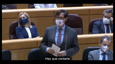 Salvador Illa responde al PP en el Senado