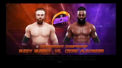 Cedric Alexander vs Buddy Murphy (WWE 2K19)