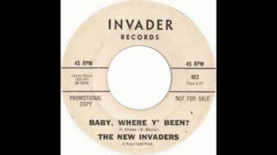 New Invaders (1965) - Baby, Where Y'Been