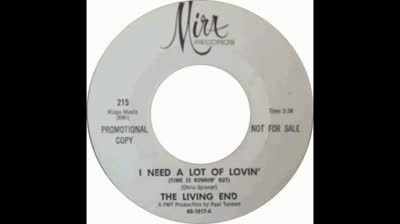 Living End (1966) - I Need a Lot of Lovin' (Time Is Runnin' Out)