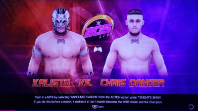 Kalisto vs Chris Danger (WWE 2K19)
