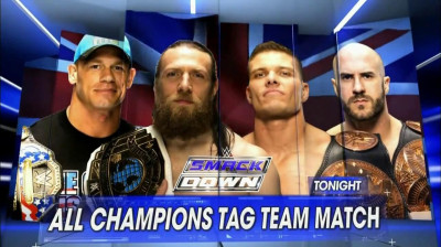 John Cena & Daniel Bryan vs Kidd & Cesaro (Full Match)