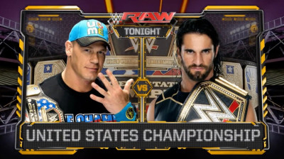 John Cena vs Seth Rollins - United States Championship Match (Full Match)