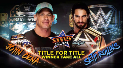 John Cena vs Seth Rollins - SummerSlam 2015 (Full Match)