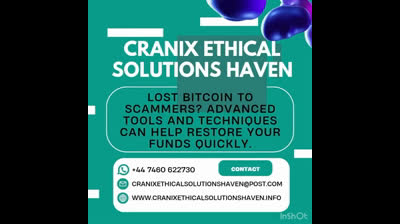 GET A CERTIFIED ETH RECOVERY EXPERT VIA CRANIX ETHICAL SOLUTIONS HAVEN