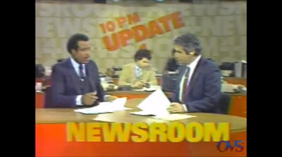 KMOX Channel 4 Newsroom: The 10PM Update open - November 6, 1981